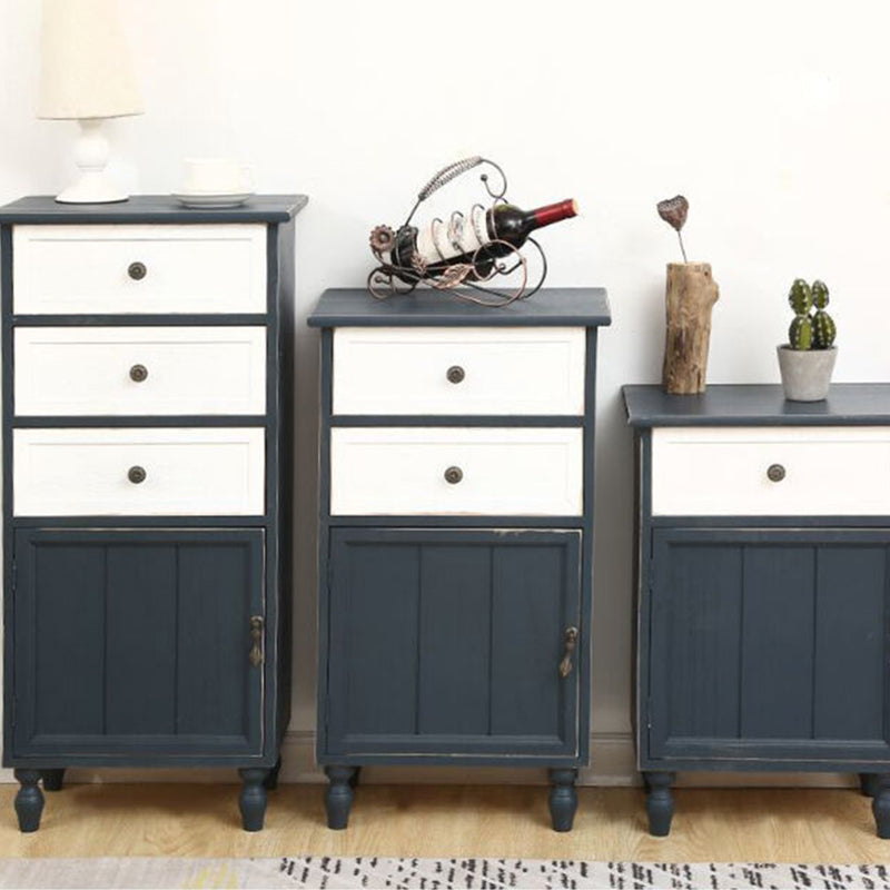 Industrial Accent Cabinet with 1 Door Turned Legs Storage Cabinet with Drawers Clearhalo 'Cabinets & Chests' 'cabinets_chests' 'furn' 'furn_cabinets_chests' 'Furniture' 'Living Room Furniture' 5515818