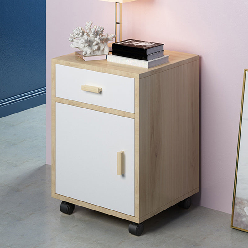 Armoire à accent en bois avec tiroirs armoire latérale contemporaine