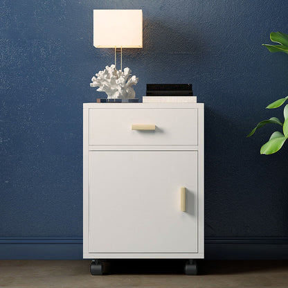 Wooden Accent Cabinet with Drawers Contemporary Side Cabinet