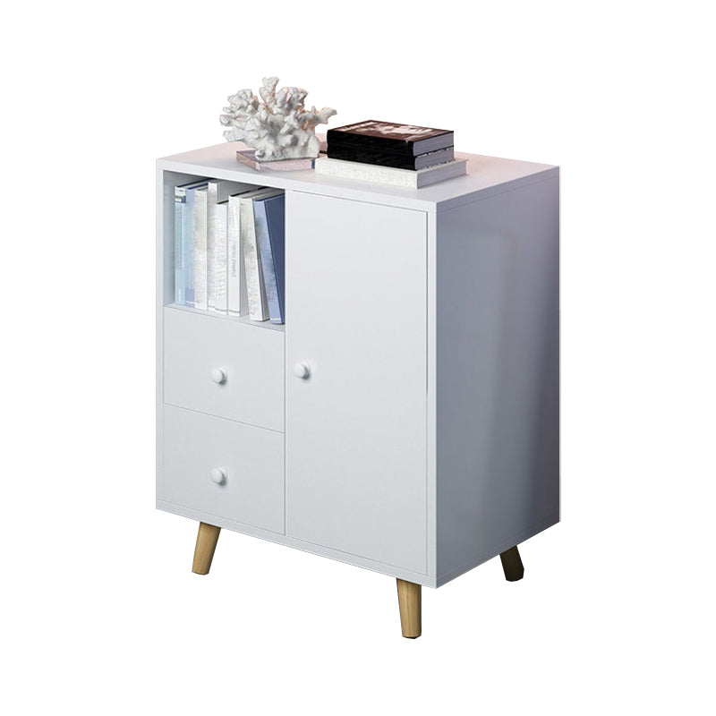 Armoire à accent en bois avec tiroirs armoire latérale contemporaine