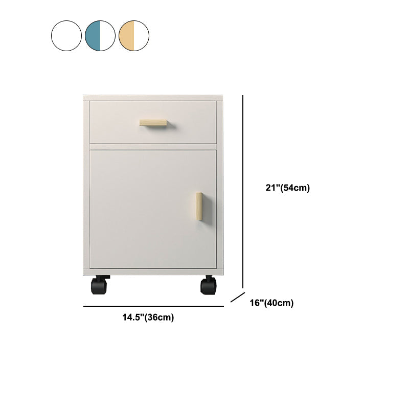 Wooden Accent Cabinet with Drawers Contemporary Side Cabinet