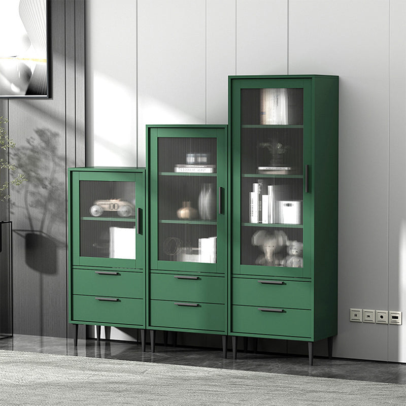 11.81" Wide Wooden Accent Cabinet with 1 Door Modern Side Cabinet with 2 Drawers Clearhalo 'Cabinets & Chests' 'cabinets_chests' 'furn' 'furn_cabinets_chests' 'Furniture' 'Living Room Furniture' 5515848