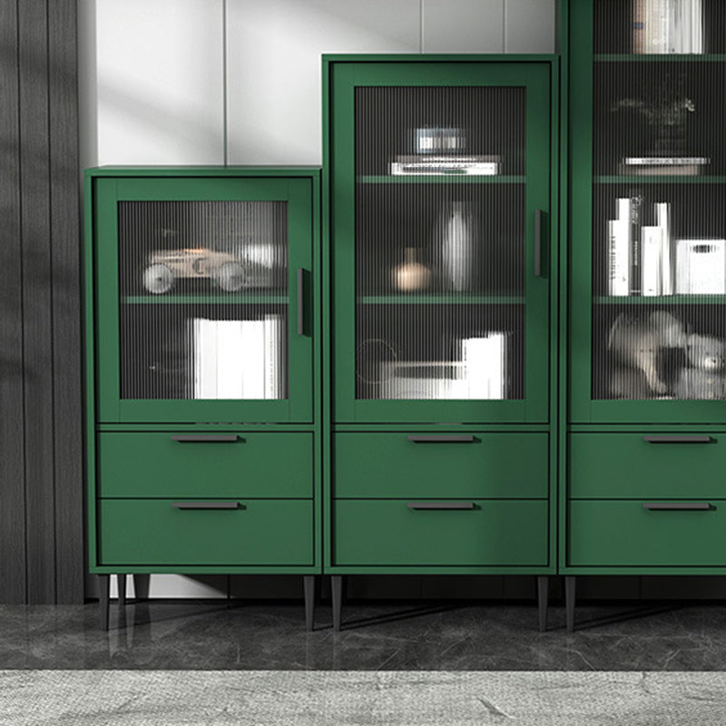 11.81" Wide Wooden Accent Cabinet with 1 Door Modern Side Cabinet with 2 Drawers Clearhalo 'Cabinets & Chests' 'cabinets_chests' 'furn' 'furn_cabinets_chests' 'Furniture' 'Living Room Furniture' 5515860