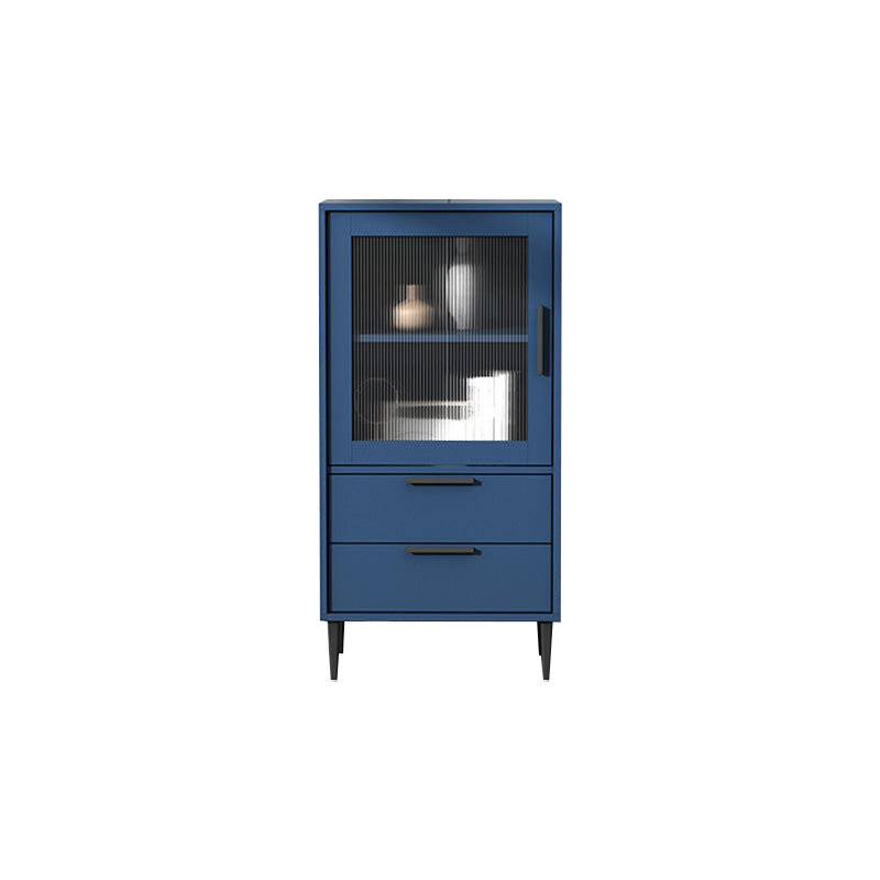 11.81" Wide Wooden Accent Cabinet with 1 Door Modern Side Cabinet with 2 Drawers Clearhalo 'Cabinets & Chests' 'cabinets_chests' 'furn' 'furn_cabinets_chests' 'Furniture' 'Living Room Furniture' 5515862