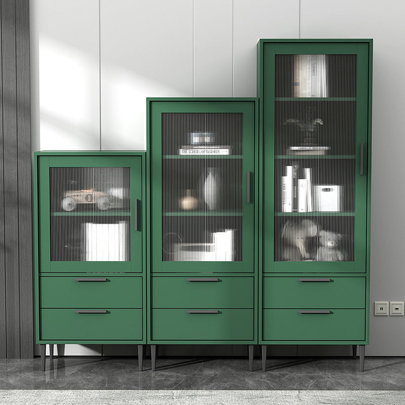 11.81" Wide Wooden Accent Cabinet with 1 Door Modern Side Cabinet with 2 Drawers Clearhalo 'Cabinets & Chests' 'cabinets_chests' 'furn' 'furn_cabinets_chests' 'Furniture' 'Living Room Furniture' 5515865