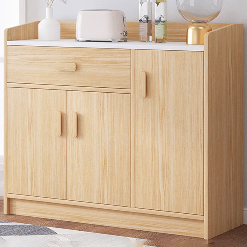 Accent Chest with Drawer Wood Contemporary Chest with 2/1-Door