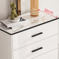 11.81" Wide Accent Chest White Contemporary Chest with Drawers Clearhalo 'Cabinets & Chests' 'cabinets_chests' 'furn' 'furn_cabinets_chests' 'Furniture' 'Living Room Furniture' 5515956