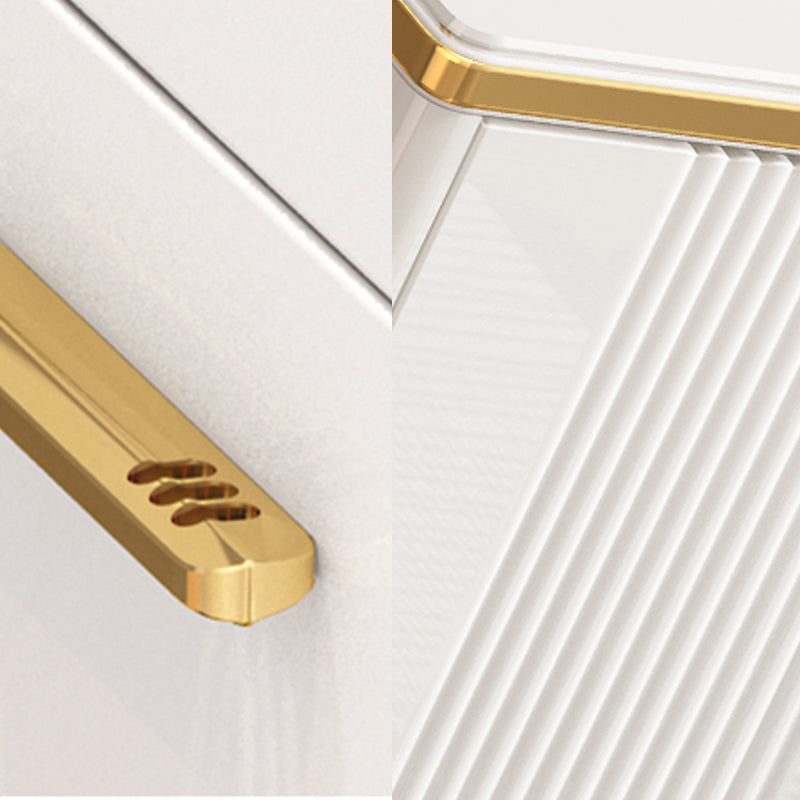 11.81" Wide Accent Chest White Contemporary Chest with Drawers Clearhalo 'Cabinets & Chests' 'cabinets_chests' 'furn' 'furn_cabinets_chests' 'Furniture' 'Living Room Furniture' 5515959