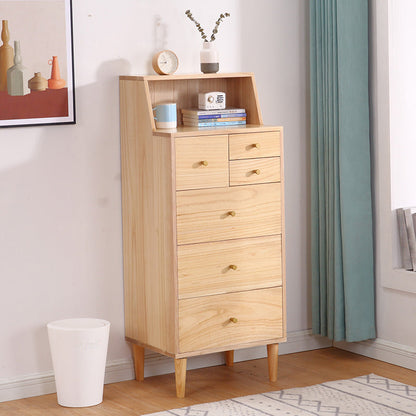 15,74 "cassa di accento largo con gambe dritte torace contemporaneo con 6 cassetti