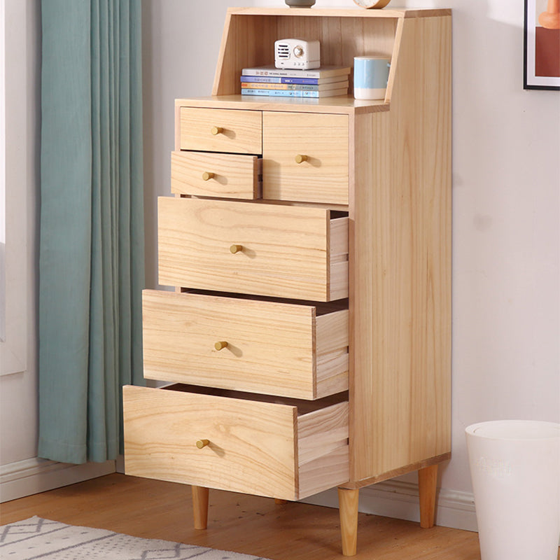 15,74 "cassa di accento largo con gambe dritte torace contemporaneo con 6 cassetti