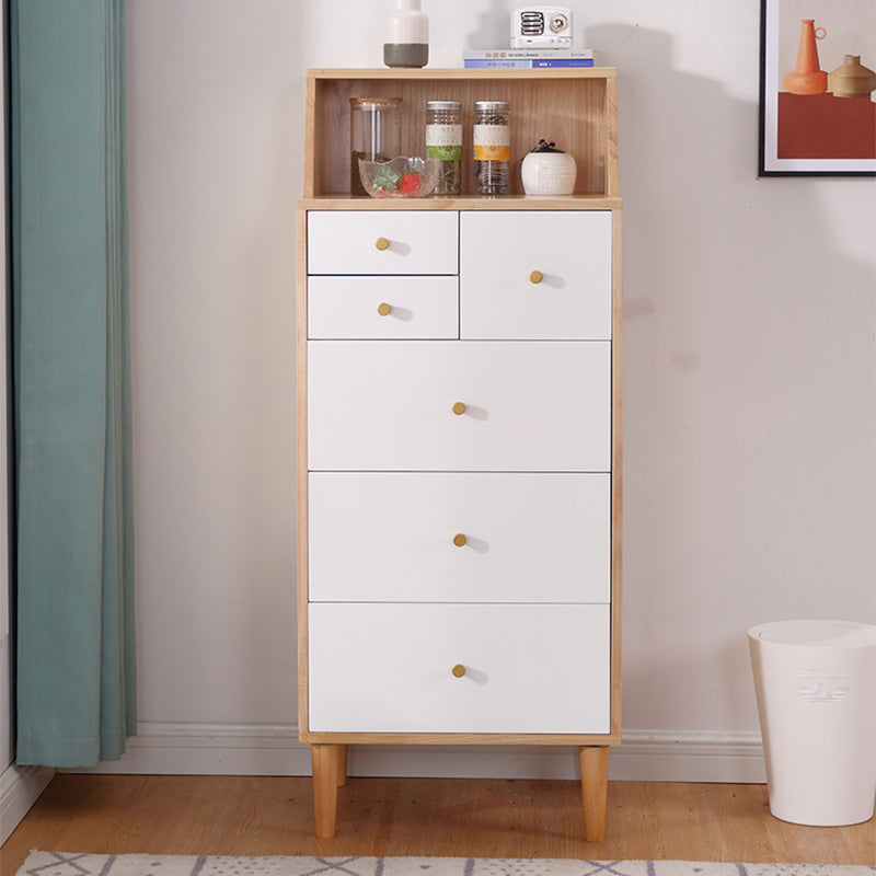 15,74 "cassa di accento largo con gambe dritte torace contemporaneo con 6 cassetti