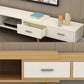 Scandinavian Style Wood TV Stand Enclosed Storage Stand Console with Drawers Clearhalo 'furn' 'furn_tv_stands_entertainment_centers' 'Furniture' 'Living Room Furniture' 'TV Stands & Entertainment Centers' 'TV Stands & Media Storage Furniture' 'tv_stands_entertainment_centers' 5516121