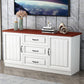 Mueble para TV de 2 puertas de madera estilo escandinavo Consola para TV con estante