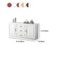 Mueble para TV de 2 puertas de madera estilo escandinavo Consola para TV con estante