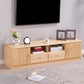 Scandinavian Pine Wood TV Media Stand Natural Wood Media Console with Drawers Clearhalo 'furn' 'furn_tv_stands_entertainment_centers' 'Furniture' 'Living Room Furniture' 'TV Stands & Entertainment Centers' 'TV Stands & Media Storage Furniture' 'tv_stands_entertainment_centers' 5516238