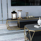 17.72"H TV Stand Glam Style TV Console with 2 Drawers for Living Room Clearhalo 'furn' 'furn_tv_stands_entertainment_centers' 'Furniture' 'Living Room Furniture' 'TV Stands & Entertainment Centers' 'TV Stands & Media Storage Furniture' 'tv_stands_entertainment_centers' 5516285