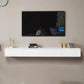 Solid Wood 9" D TV Stand , Wall Mounted Contemporary TV Stand Console with 2 Drawers