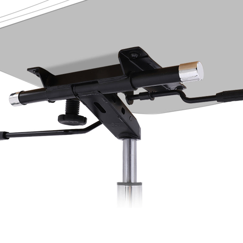 Faux Leather Adjustable Task Chair Silver Metal Base Contemporary Office Chair Clearhalo 'furn' 'furn_office_chair' 'Furniture' 'Office Chairs' 'Office Furniture' 'office_chair' 5516436