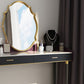 Solid Wood Vanity Luxurious Stone Top Dressing Table in Purple Clearhalo 'Bedroom Furniture' 'furn' 'furn_makeup_vanities' 'Furniture' 'Makeup Vanities' 'makeup_vanities' 5516463