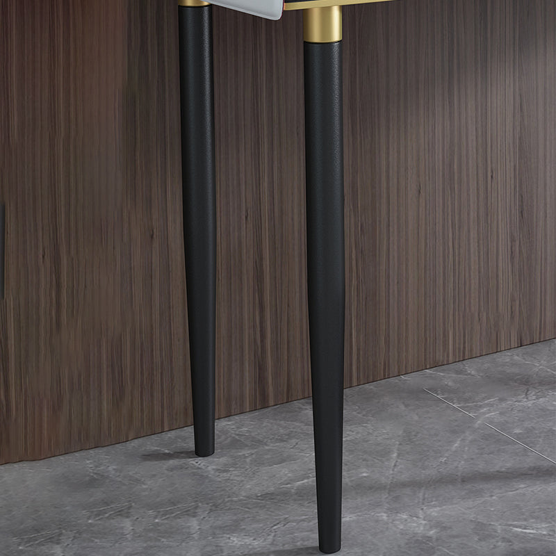 Solid Wood Vanity Luxurious Stone Top Dressing Table in Purple Clearhalo 'Bedroom Furniture' 'furn' 'furn_makeup_vanities' 'Furniture' 'Makeup Vanities' 'makeup_vanities' 5516464