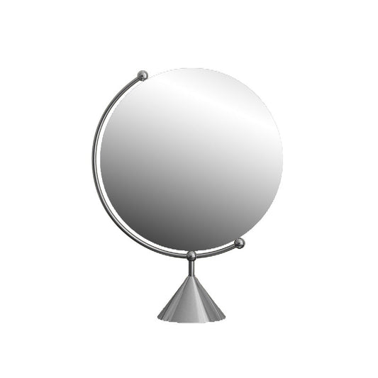 Wooden Vanity and Stool Contemporary Minimalist Dressing Table Mirror Silver