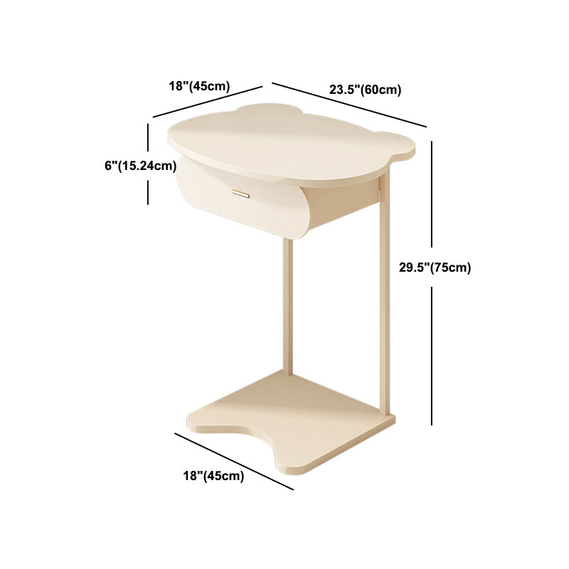 Wooden Vanity and Stool Contemporary Minimalist Dressing Table