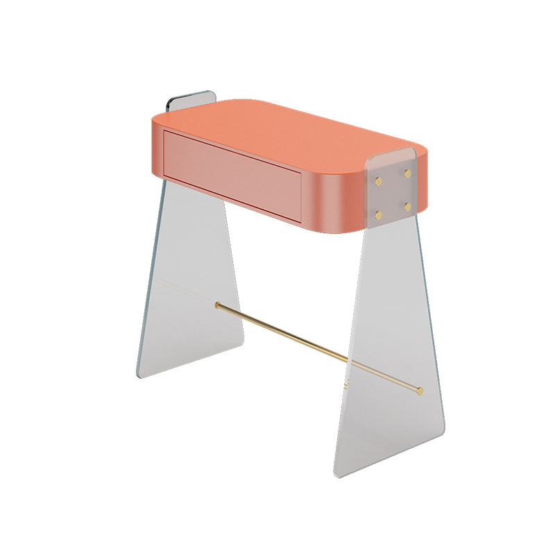 Vanité contemporaine 1 casse-tête de tiroir de rangement avec des jambes acryliques