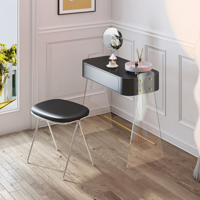 Vanité contemporaine 1 casse-tête de tiroir de rangement avec des jambes acryliques