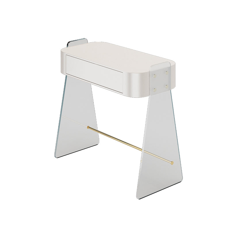 Vanité contemporaine 1 casse-tête de tiroir de rangement avec des jambes acryliques