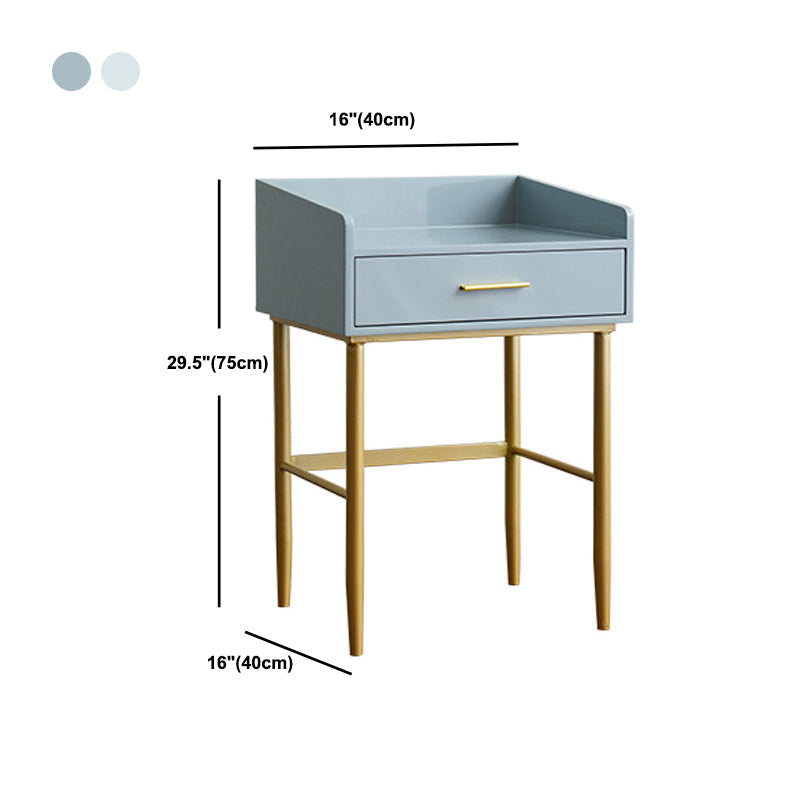 Wooden Vanity Set with 1 Drawer Luxurious Make-up Vanity in White/Grey Clearhalo 'Bedroom Furniture' 'furn' 'furn_makeup_vanities' 'Furniture' 'Makeup Vanities' 'makeup_vanities' 5516564
