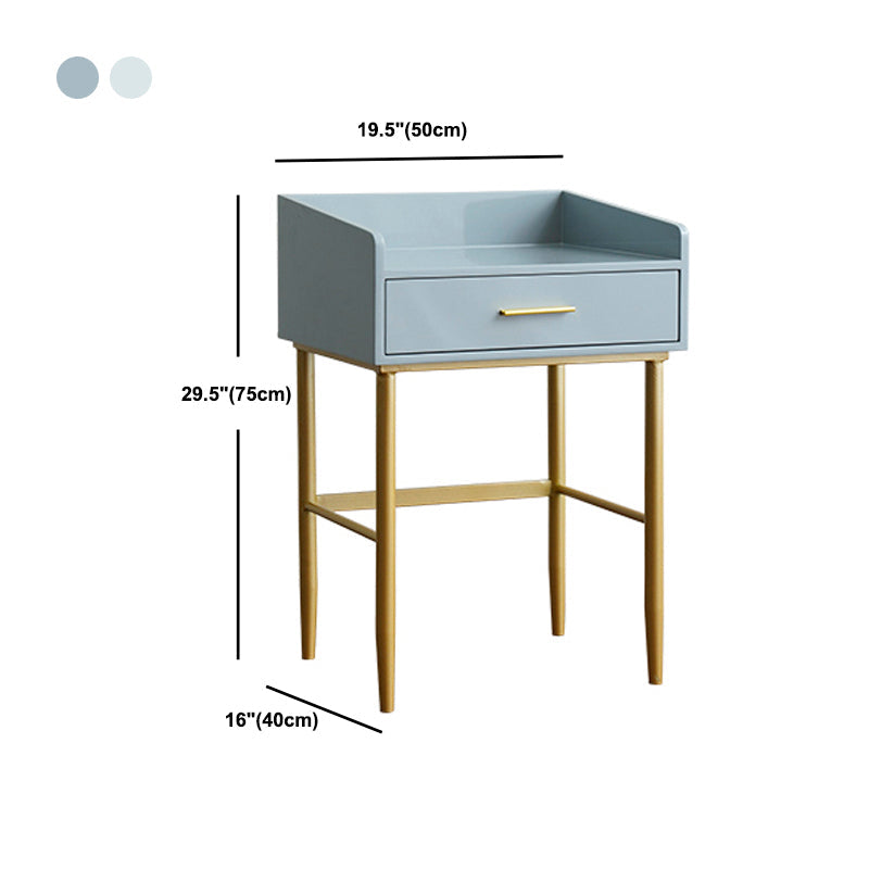 Wooden Vanity Set with 1 Drawer Luxurious Make-up Vanity in White/Grey Clearhalo 'Bedroom Furniture' 'furn' 'furn_makeup_vanities' 'Furniture' 'Makeup Vanities' 'makeup_vanities' 5516565