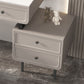 2/4-Drawers Solid Wood Dressing Table Stone Top Bedroom Make-up Vanity