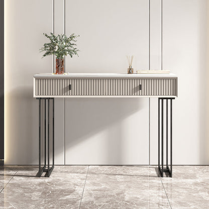 Table de vanité de 29,92 "avec tiroirs en pierre de maquillage en pierre