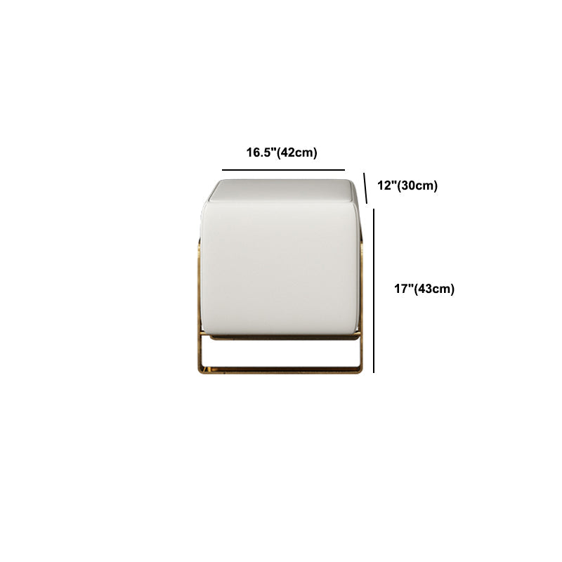 Glam Makeup Vanity Table Faux Leather Wood Dresser With Storage Drawers for Bedroom