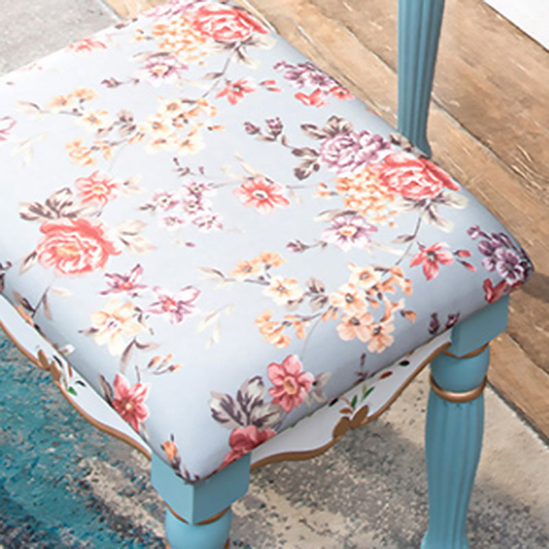 Table de vanité de maquillage victorien avec tabouret et commode miroir avec tiroirs de rangement