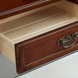 Table de vanité de maquillage victorien avec commode de tabouret avec tiroirs de rangement pour chambre à coucher