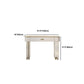 Glam Cream Makeup Vanity Table Dresser With Storage Drawers for Bedroom