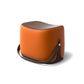 Modern PU Leather Sherpa Pouf Contrast Color Specialty Fade Resistant Ottoman Footrest