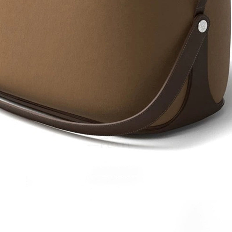 Modern PU Leather Sherpa Pouf Contrast Color especializado para desvanecer el reposapiés otomano resistente