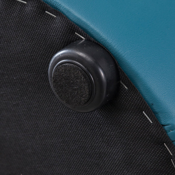 シンプルさの純粋な色オットマンタフマンチュフドフェイクレザーの耐水性ラウンドプーフオットマン