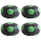 Modern Ottoman Football Pattern Faux Leather Indoor Round Pouf Chair Green 4 Piece Set Clearhalo 'furn' 'furn_ottomans_poufs' 'Furniture' 'Living Room Furniture' 'Ottomans & Poufs' 'ottomans_poufs' 5517288