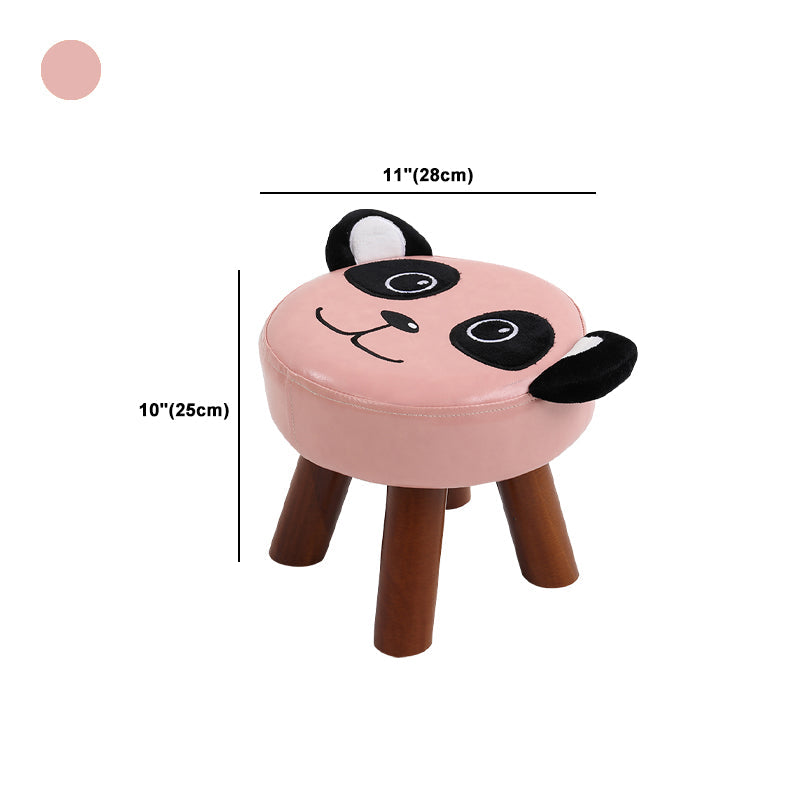 Modern Water Resistant Ottoman Specialty Shape Yellow Leather Standard Clearhalo 'furn' 'furn_ottomans_poufs' 'Furniture' 'Living Room Furniture' 'Ottomans & Poufs' 'ottomans_poufs' 5517362