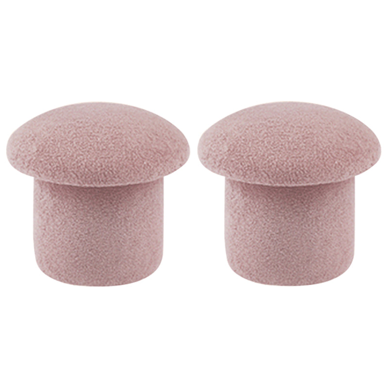 Contemporary Ottoman Tufted Mildew Resistant Mildew Resistant Velvet Specialty Ottoman