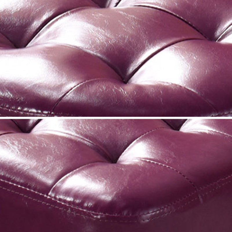 Moderna otomana otomana del agua resistente al agua Generación de cuero genuino Pisos otomanos