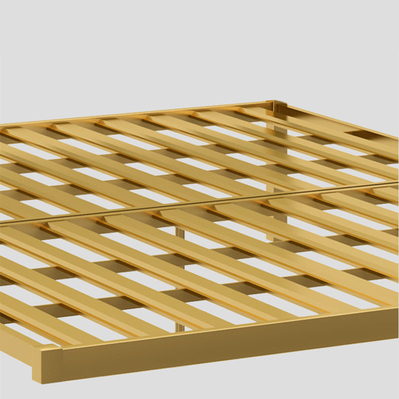 Leather Bed,Queen Metal Frame Panel Bed with Scooped Headboard Clearhalo 'Bedroom Furniture' 'Beds' 'furn' 'furn_beds' 'Furniture' 5517701