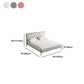Tufted Upholstered Bed with Headboard Faux Leather Bed with Metal Legs Clearhalo 'Bedroom Furniture' 'Beds' 'furn' 'furn_beds' 'Furniture' 5517748