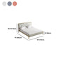 Tufted Upholstered Bed with Headboard Faux Leather Bed with Metal Legs Clearhalo 'Bedroom Furniture' 'Beds' 'furn' 'furn_beds' 'Furniture' 5517749