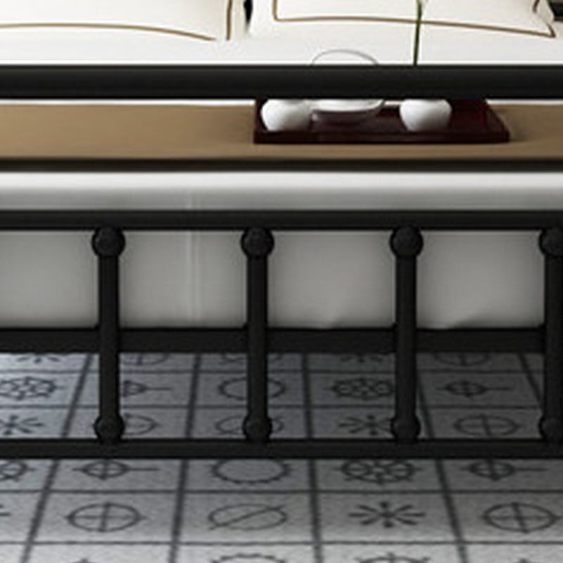 Industrial Metall Open-Frame-Standardbett, rechteckiges Kopfteilbett