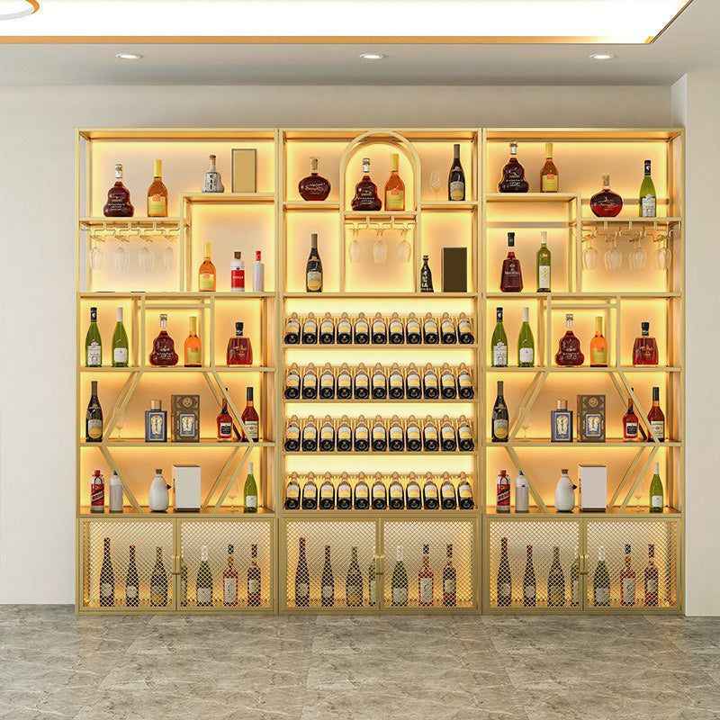 Vloer wijnglas stengel rekhouder metalen wijnhouder rek