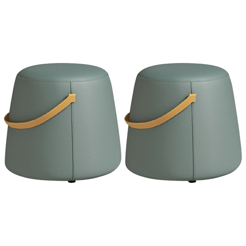 Canapé rond contemporain ottoman coton coton coton cible résistant à l'eau pouf